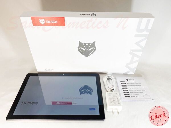 ☆液晶画面美品☆《最新版10インチタブレット》BMAX I9 Plus ビーマックス Android14 付属品完備 動作確認済み