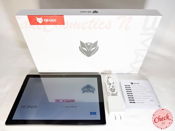 ☆液晶画面美品☆《最新版10インチタブレット》BMAX I9 Plus ビーマックス Android15 付属品完備 動作確認済み