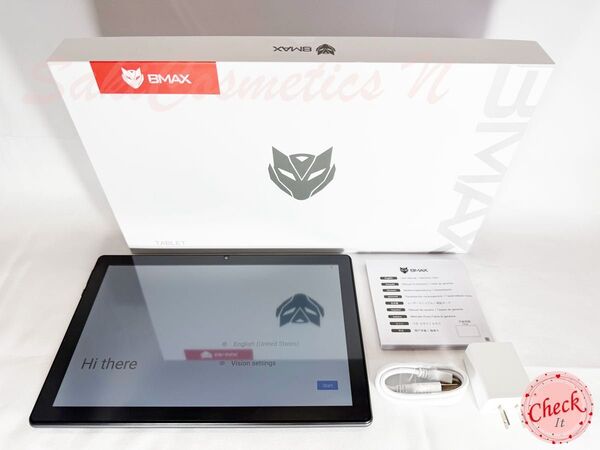 ☆美品☆《最新版10インチタブレット》BMAX I9 Plus ビーマックス Android15 付属品完備 動作確認済み