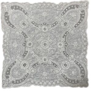 未使用品 ヴィンテージ汕頭刺繍ハンカチ