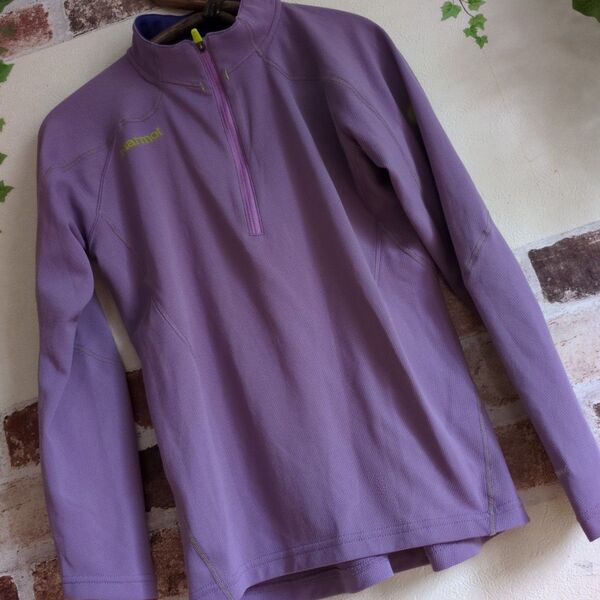 Marmot Climb Speed ストレッチハーフジップ メッシュシャツ
