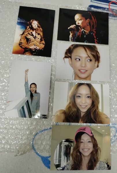 目立つ汚れ・折れなし 安室奈美恵 写真&プリントサインカードセット オマケ付