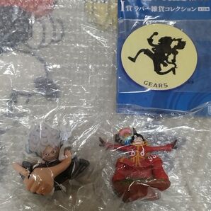 内袋未開封 外箱なし未使用に近いギア5ルフィ&黄猿 フィギュア2体+ラバー雑貨セット一番くじ 匠ノ系譜/エッグヘッド編