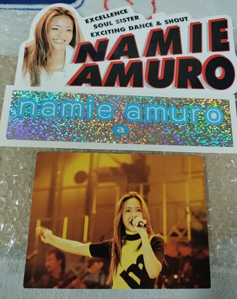 安室奈美恵 namEロゴ ステッカー&バースデーカード 3点セット まとめ割あり