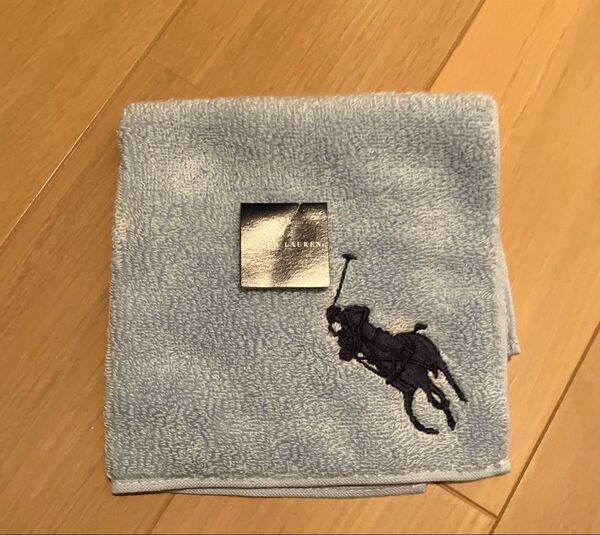新品未使用 RALPH LAUREN ラルフローレン ハンカチ 水色