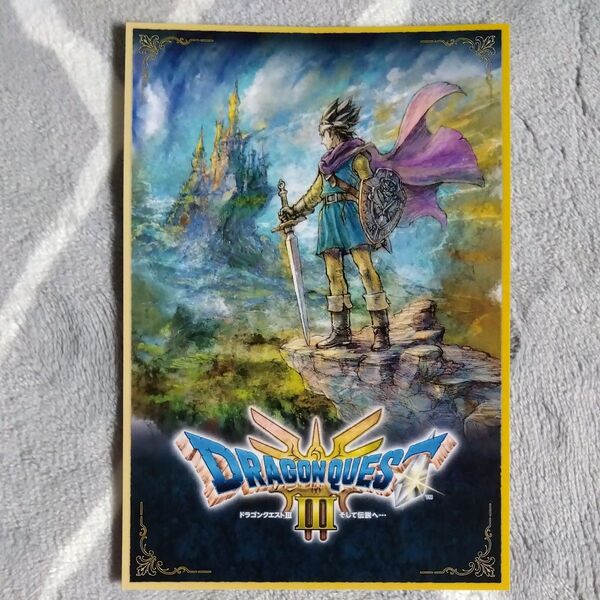 ドラゴンクエスト3 カード 絵はがき はがき ドラクエ3 ドラクエⅢ 非売品 レア 特典 ロト スライム