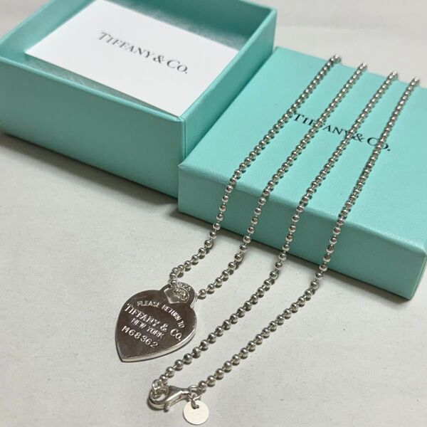 Tiffany リターントゥハートネックレス ペンダント ボールチェーン シルバー ティファニー 正規品 お値下げ不可
