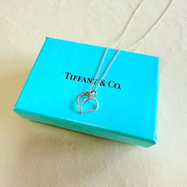 TIFFANY&Co. ティファニー ネックレス アップルハート リーフ 925 お値下げ不可 レディースシルバーネックレス