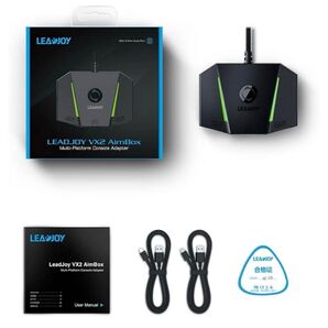 LeadJoy VX2 AimBox ゲーミングコンバーター アダプタ付き