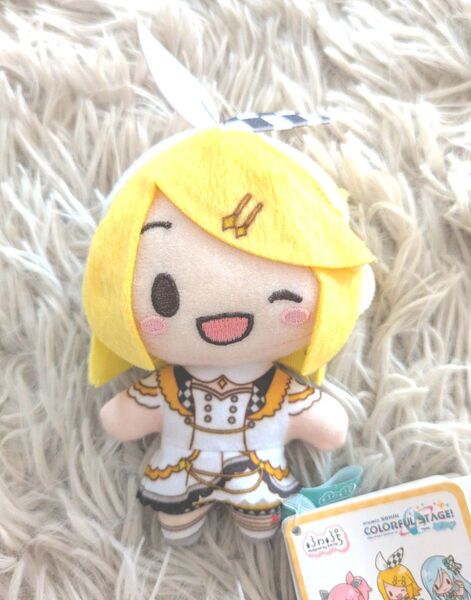 プロセカ 鏡音リン ふわぷち マスコット MORE MOREJUMP ぬいぐるみ