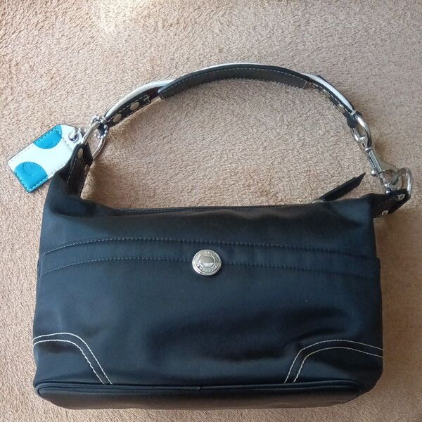 【未使用品】コーチ COACH ワンショルダーバッグ ブラック 保存袋付