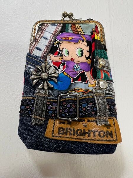 ベティちゃん ハンドメイド がま口 小物入れ ポーチ