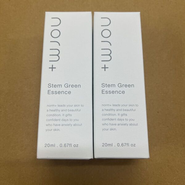 norm+Stem Green Essence 美容液 20ml(二点セット)
