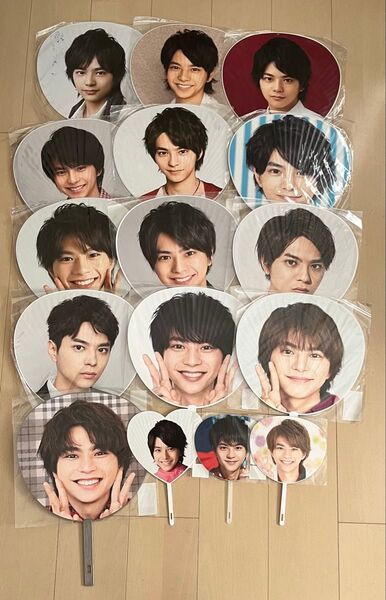 SexyZone セクゾ 佐藤勝利 公式ジャンボうちわ 16本セット B