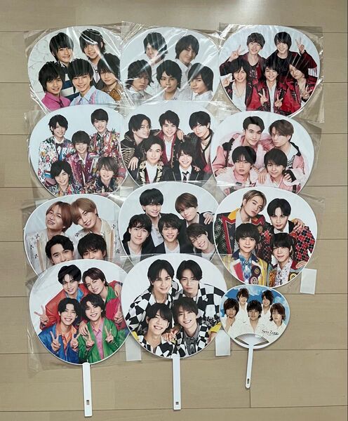 SexyZone セクゾ 集合 公式ジャンボうちわ 12本セット G