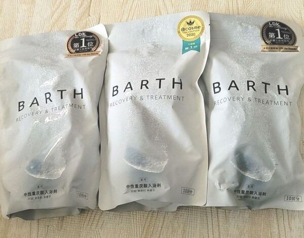 薬用BARTH 中性重炭酸入浴剤 30錠 ×3