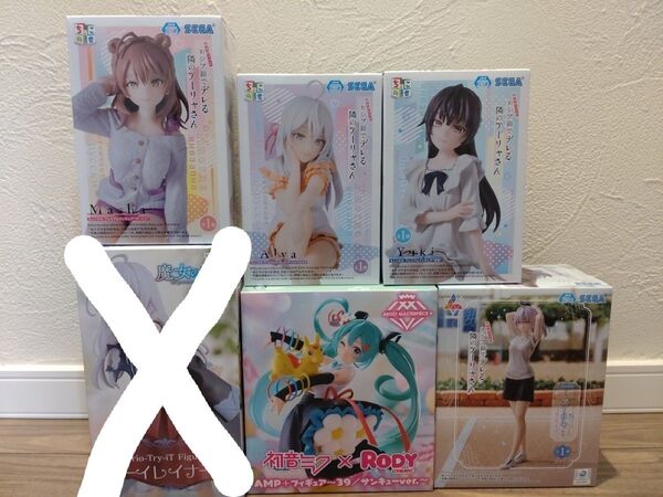 新品未開封 美少女フィギュアまとめ売り 初音ミク アーリャ ロシデレ 他