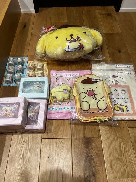 ポムポムプリン サンリオ当たりくじ まとめ売り ラストスペシャル賞あり。計15個 サンリオ