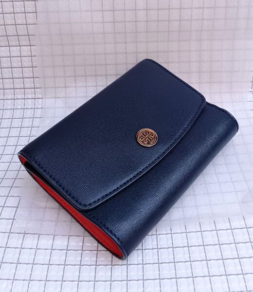 Tory Burch トリーバーチ 財布 三つ折り財布 ネイビー