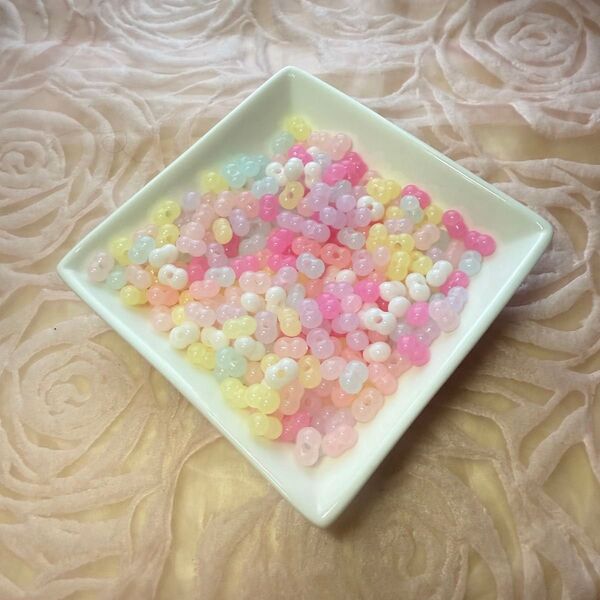 アクリルピーナッツビーズ 30g