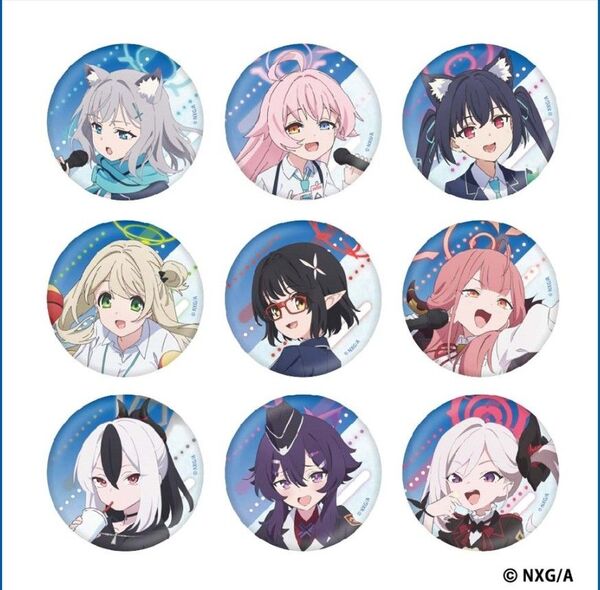 gigo限定 ブルーアーカイブ Animation ビッグ缶バッジ コンプセット