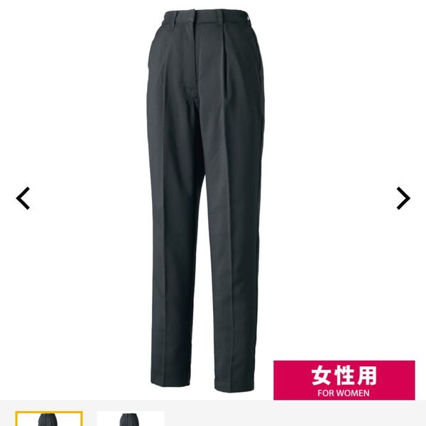 ワークマン 作業用 スラックス ストレッチパンツ 黒 ブラック