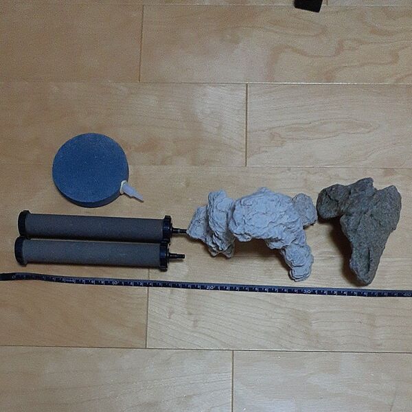 いぶきエアーストーン お魚隠れ家セット