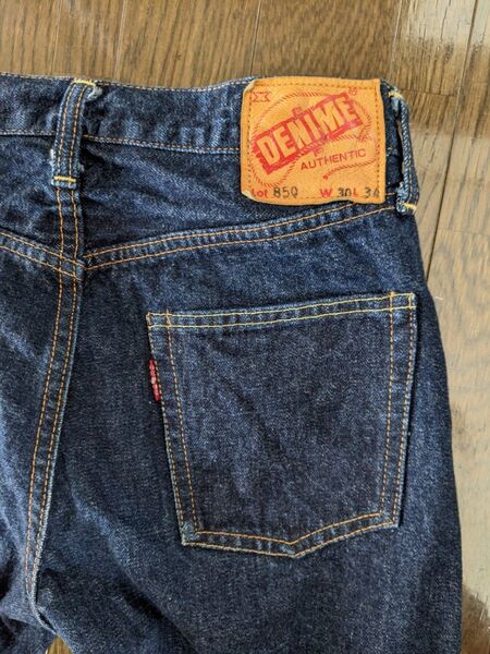 送料込 旧ドゥニーム 濃紺 美品 DENIME w30 66xx レプリカジーンズ オリゾンティ