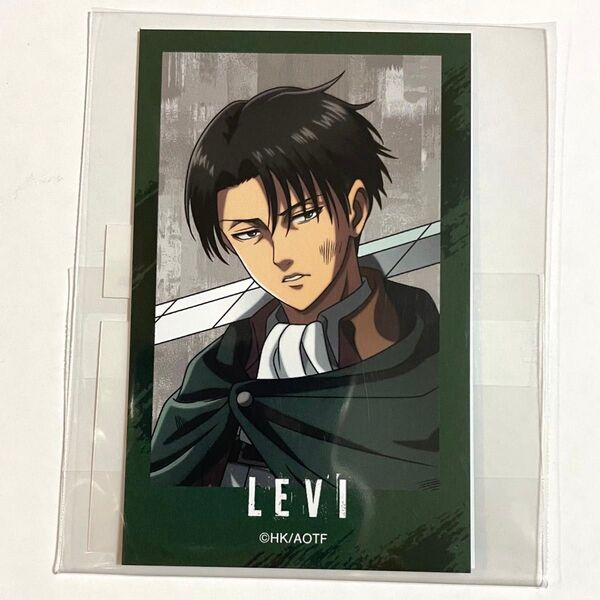 進撃の巨人 タワーレコード 戦いの後で ver. イラストカード 2枚セット リヴァイ タワレコ