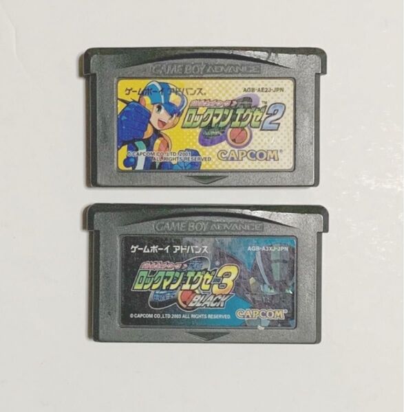 GBA ゲームボーイアドバンス / ロックマンエグゼ2 ロックマンエグゼ3 BLACK