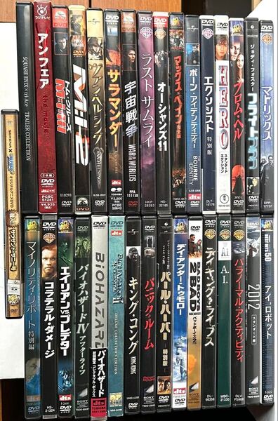 DVD レア品 人気作品 バイオハザード ラストサムライ等 どれでも4枚で送料込み1050円