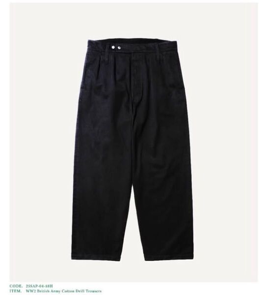 【a.presse】WW2 British Army Cotton Drill Trousers
