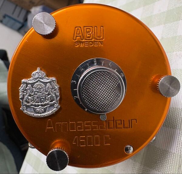 アブガルシア アンバサダー 4500C サンセットオレンジ カスタム Abu Garcia Ambassadeur Custom
