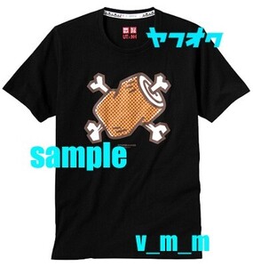MH こんがり肉 Tシャツ 黒 L/モンスターハンター ユニクロ UT Switch スイッチ ライズ rise ワールド PS4 アイスボーン PS5 WILDS ワイルズ