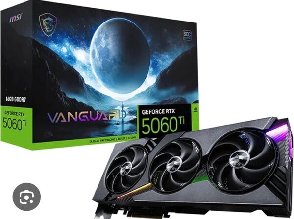 MSI VANGUARD SOC EDITION RTX 5060Ti 16GB グラボ GPU 限定版