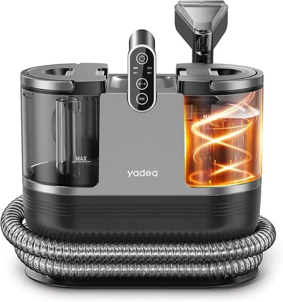 【60度お湯生成×15000Pa強力吸引】Yadea R6 カーペットクリーナー 加熱式 カーペット洗浄機 布洗浄機 染み抜き