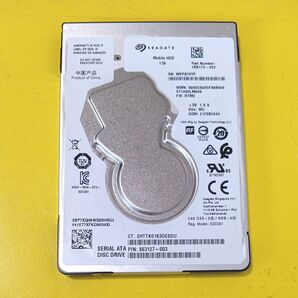 Seagate 2.5インチHDD 1000GB 使用時間極少282h