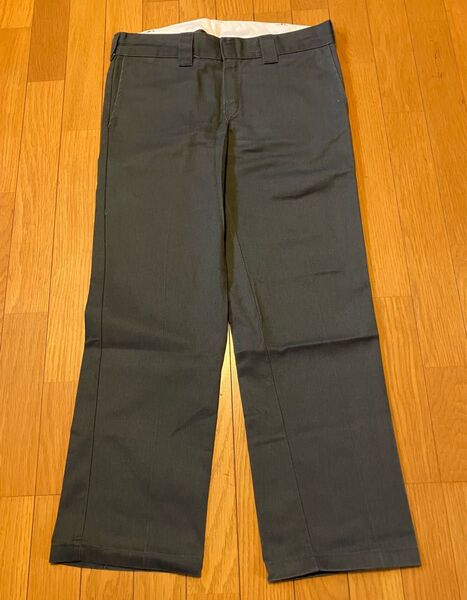 Dickies ワークパンツ W32 L30 チャコールグレー ダークカーキ グレーイッシュグリーン ローライズ ワイド