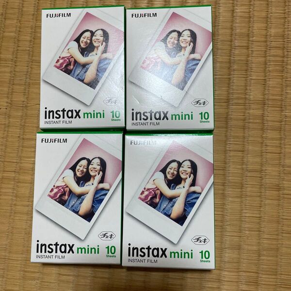 FUJIFILM チェキ用フィルム INSTAX MINI JP1 4セット