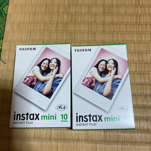 【2個セット】FUJIFILM instax mini チェキフィルム10枚撮×2 未使用