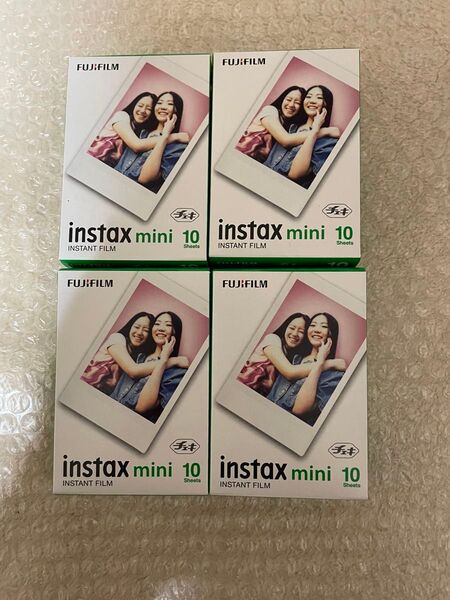 【4個セット】FUJIFILM instax mini チェキフィルム40枚