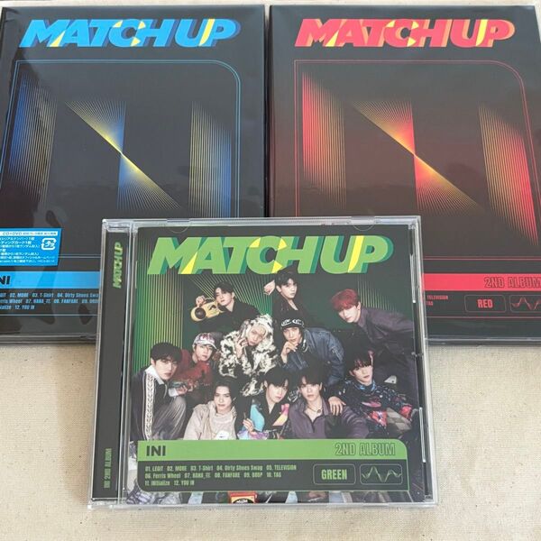 INI 2ND ALBUM 「MATCH UP」3形態