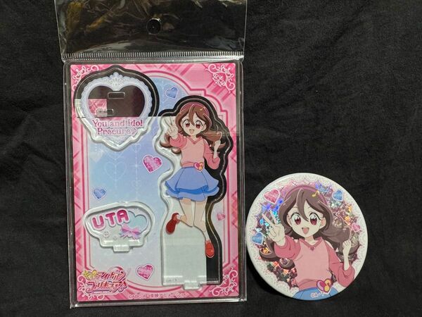 キミとアイドルプリキュア ブルジュラ アクリルスタンド 缶バッジ 咲良うた