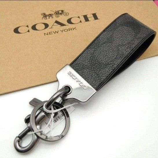 新作 新品 COACH キーホルダー キーリング メンズ