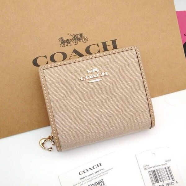 新作 新品 COACH 折り財布 レディース
