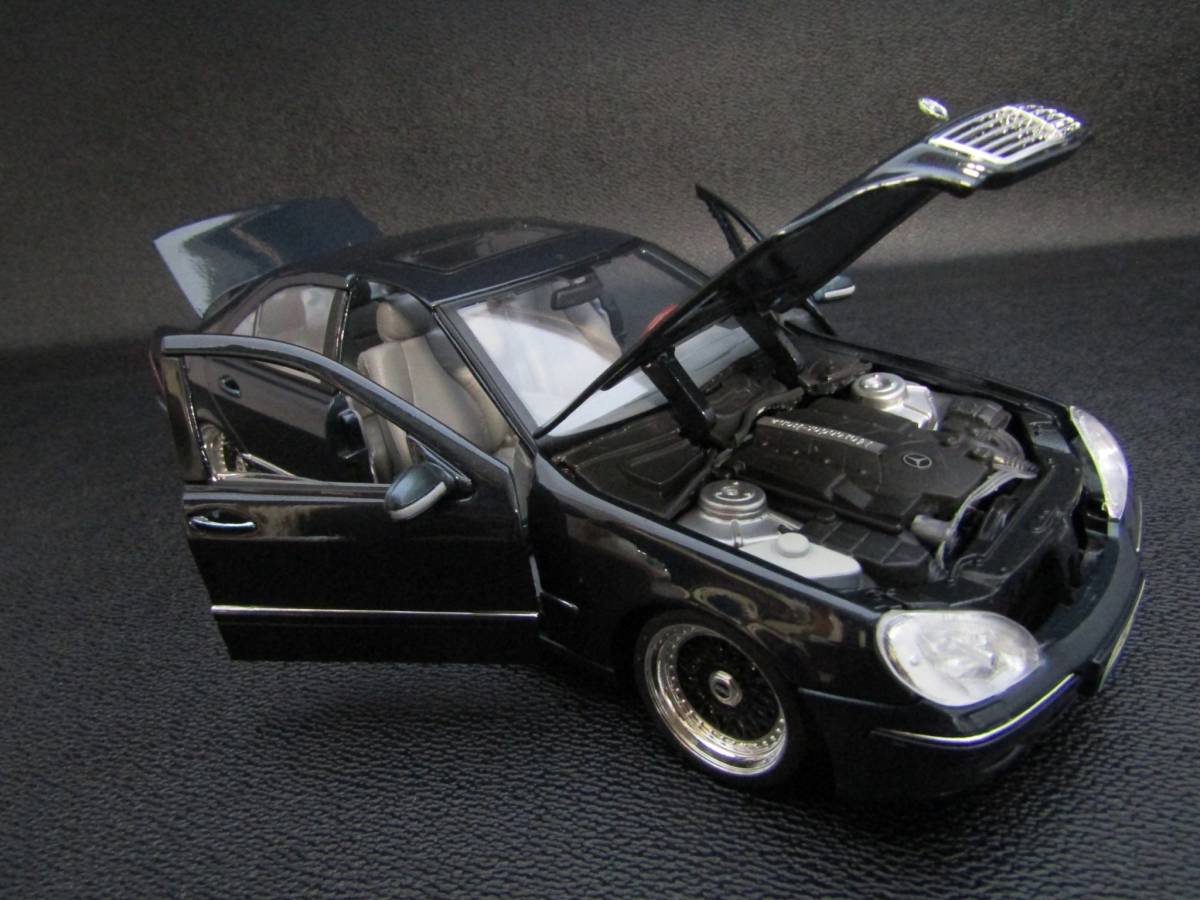 ワンピなど最旬ア! メルセデスベンツ S500 W220 1/18カスタムミニカー