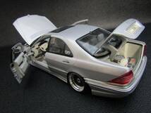 1/18 メルセデス ベンツ　Mercedes-Benz S-Class W220後期　AMG　カスタム_画像3