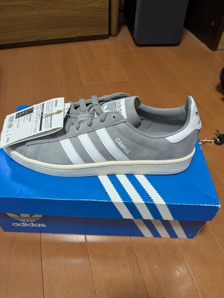 新品未使用!adidas Campus ライトグレー スニーカー