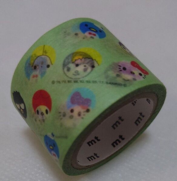 サンリオ×mt コラボ dot mt マスキングテープ 中古 30ミリ幅 カモイ