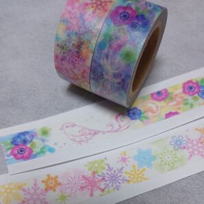 フレコ 鳥ふわり いろ雪 オリジナルマスキングテープ 中古2巻 まとめ売り セット!